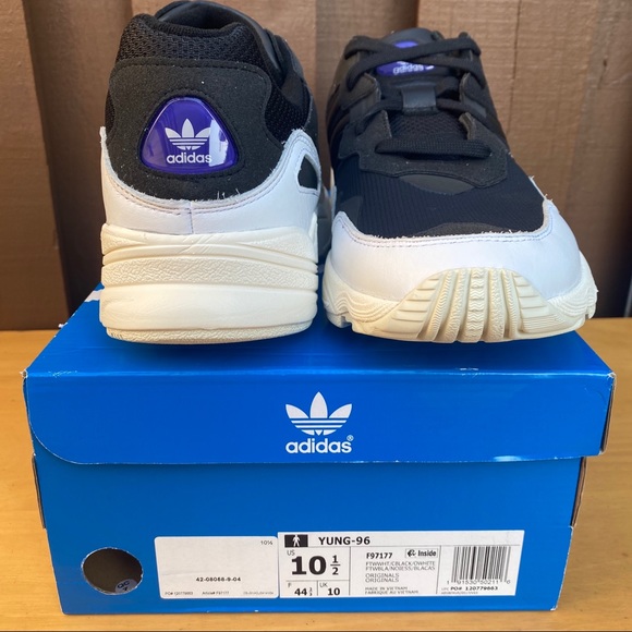 Adidas Originals Yung-96 Casual Shoes Black - Picture 4 of 4